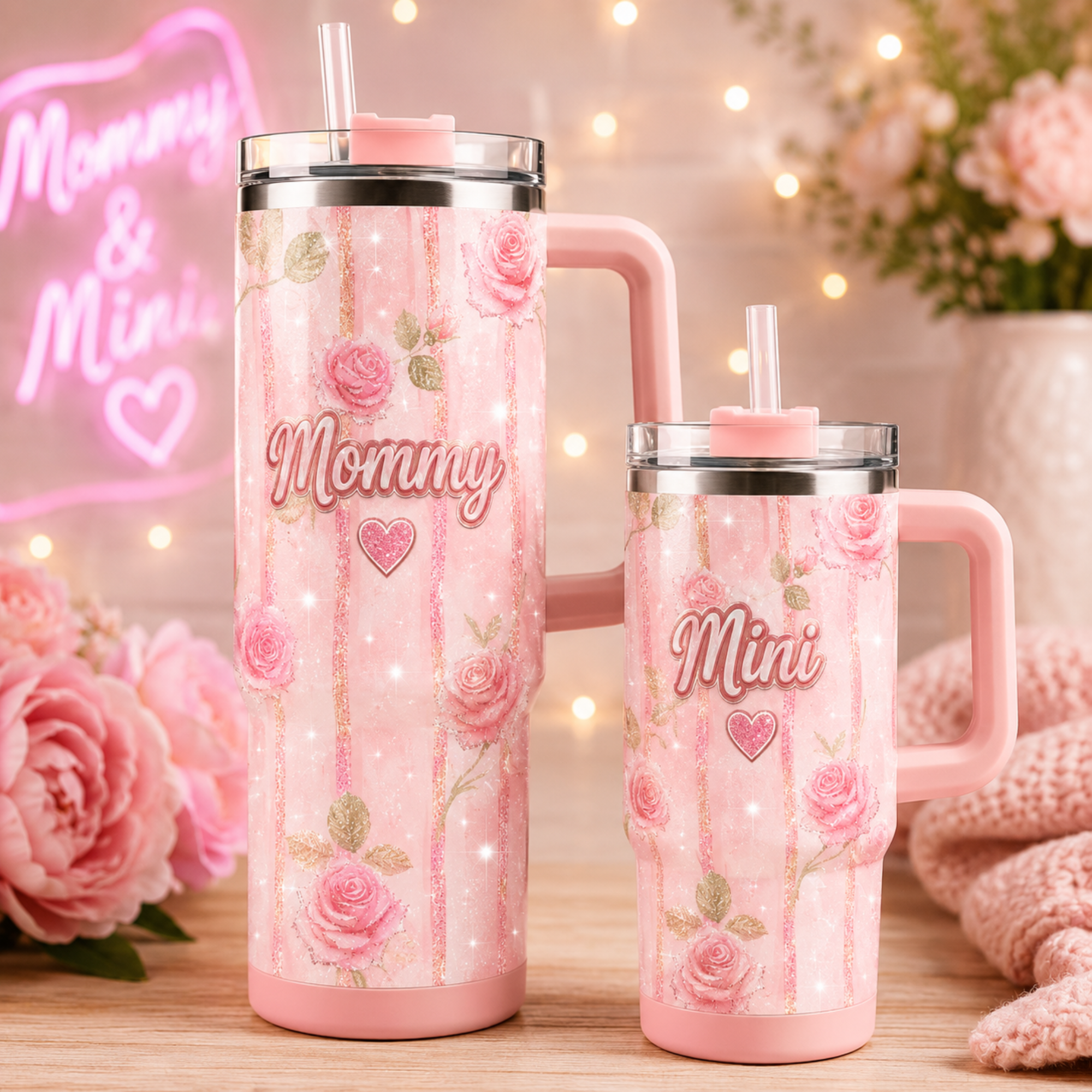 Mommy & Mini Matching Tumbler Set