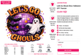 Let’s Go Ghouls Disco Halloween DTF Transfer 👻🪩✨