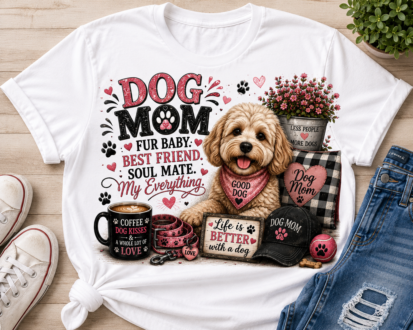 Dog Mom – Fur Baby, Best Friend, Soul Mate, My Everything