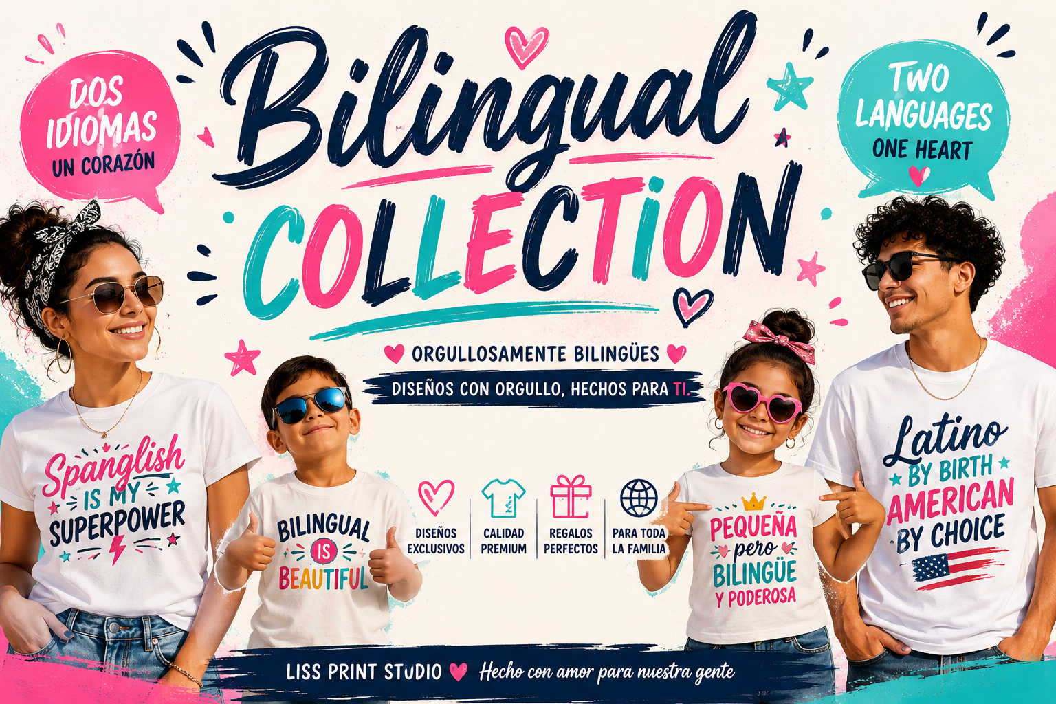Personalized Bilingual T-Shirt – Spanglish Is My Superpower