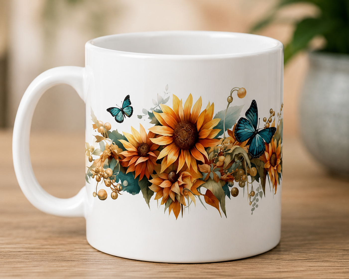 Sunflower Ceramic Mug
