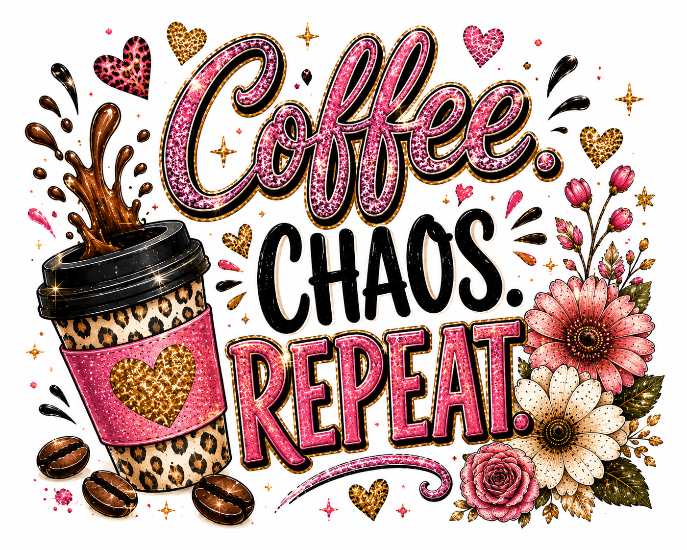 Coffee. Chaos. Repeat.