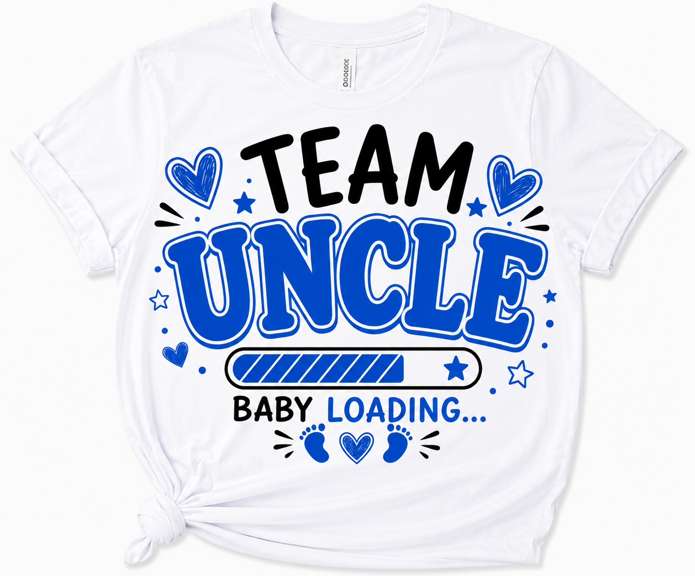 Team Uncle Baby Shower Shirt | Matching Family Gender Reveal Tee | Baby Loading T-Shirt