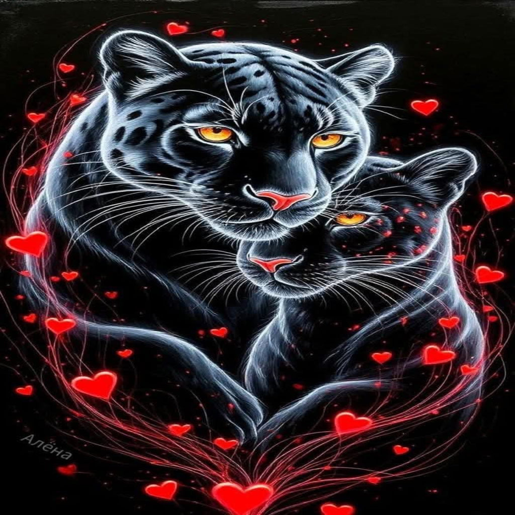 Black Panther Love Phone Case