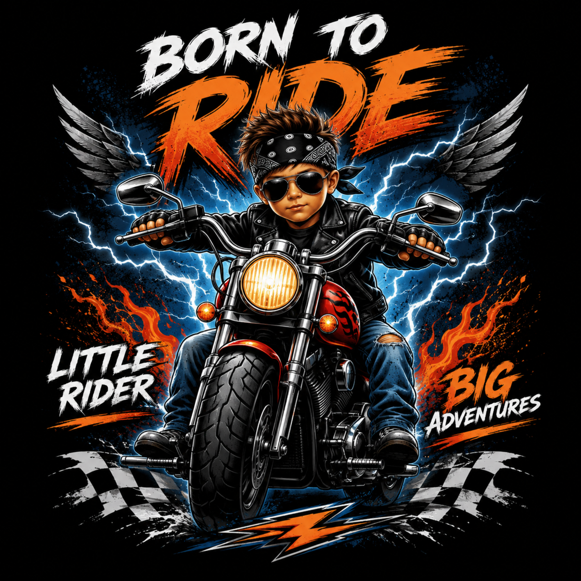 Born to Ride Kids T-shirt