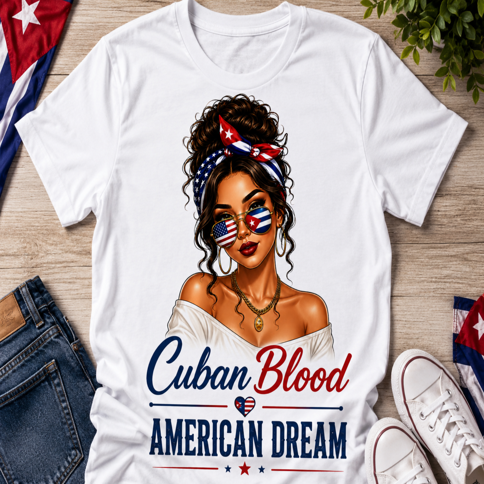 Cuban Blood, American Dream T-Shirt