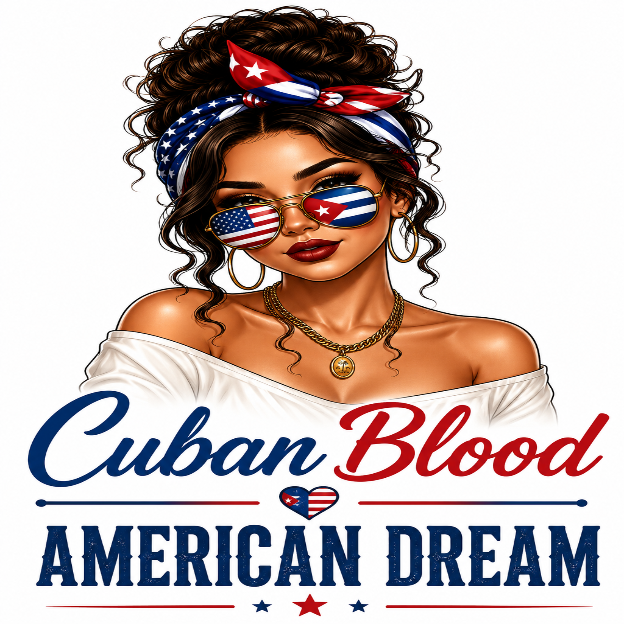 Cuban Blood, American Dream T-Shirt