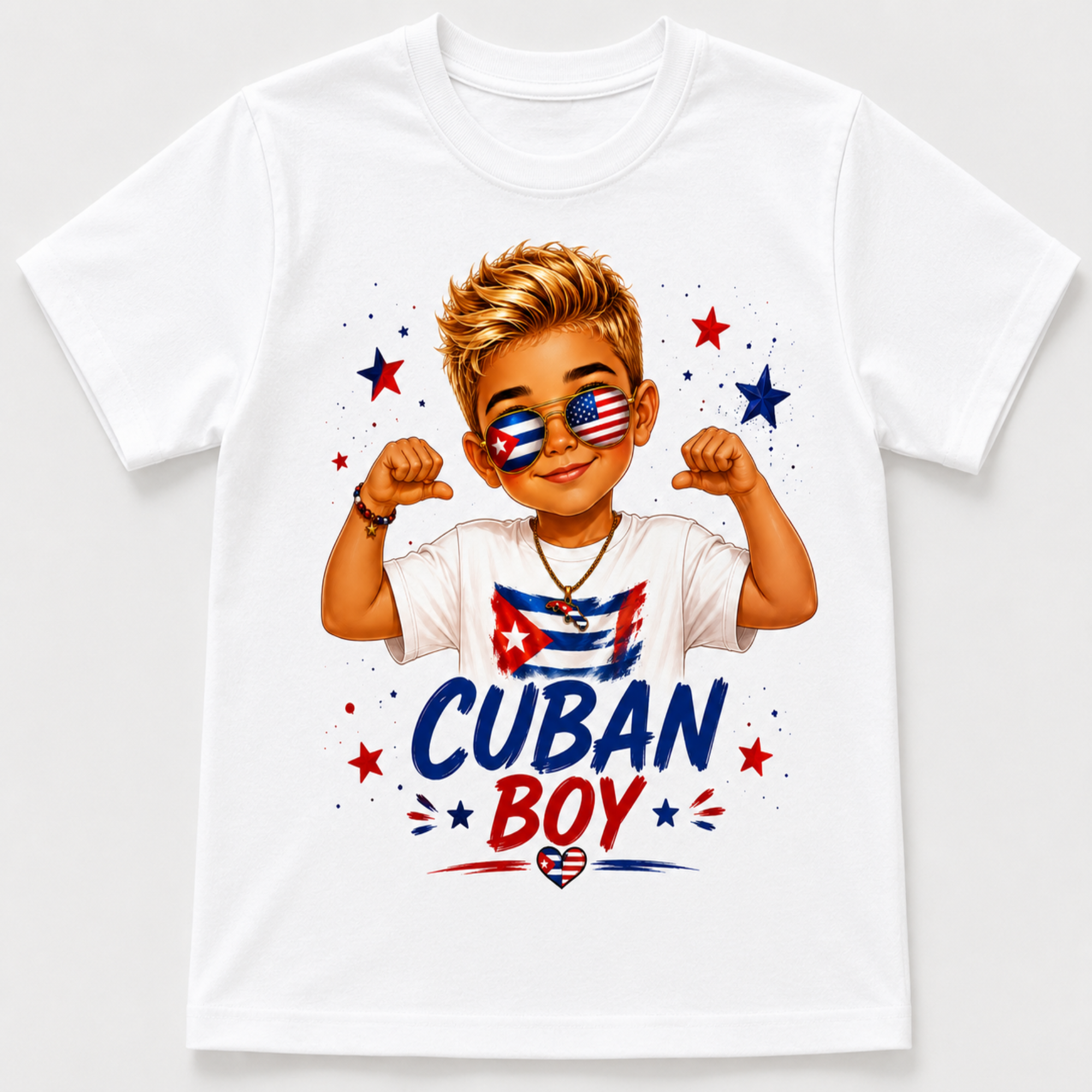 Cuban Boy Kids T-shirt