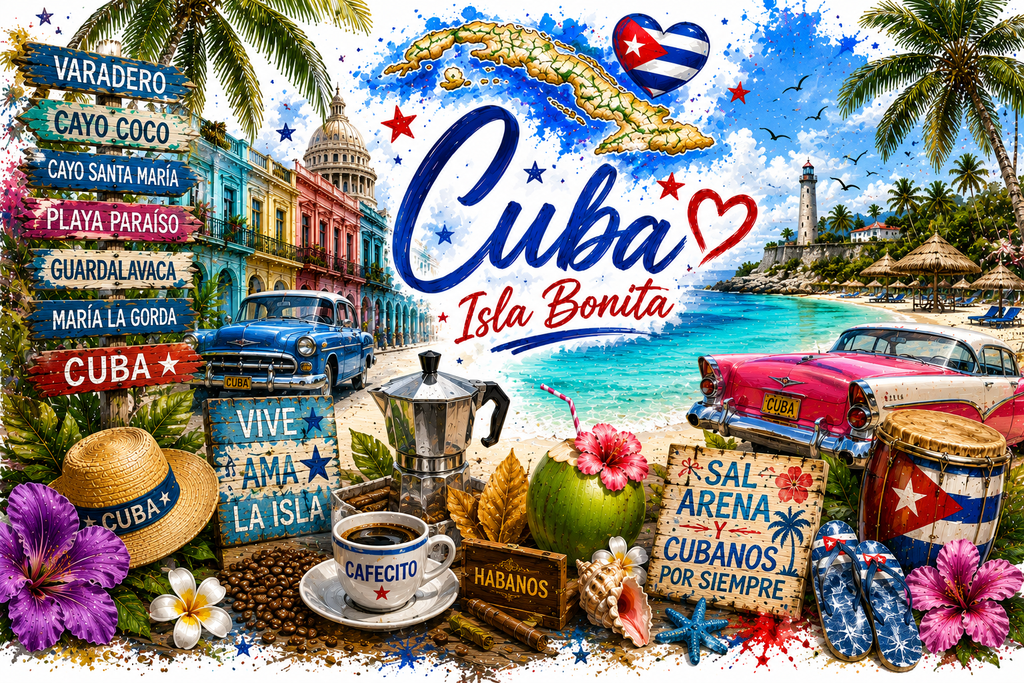 Cuba Isla Bonita Ceramic Mug