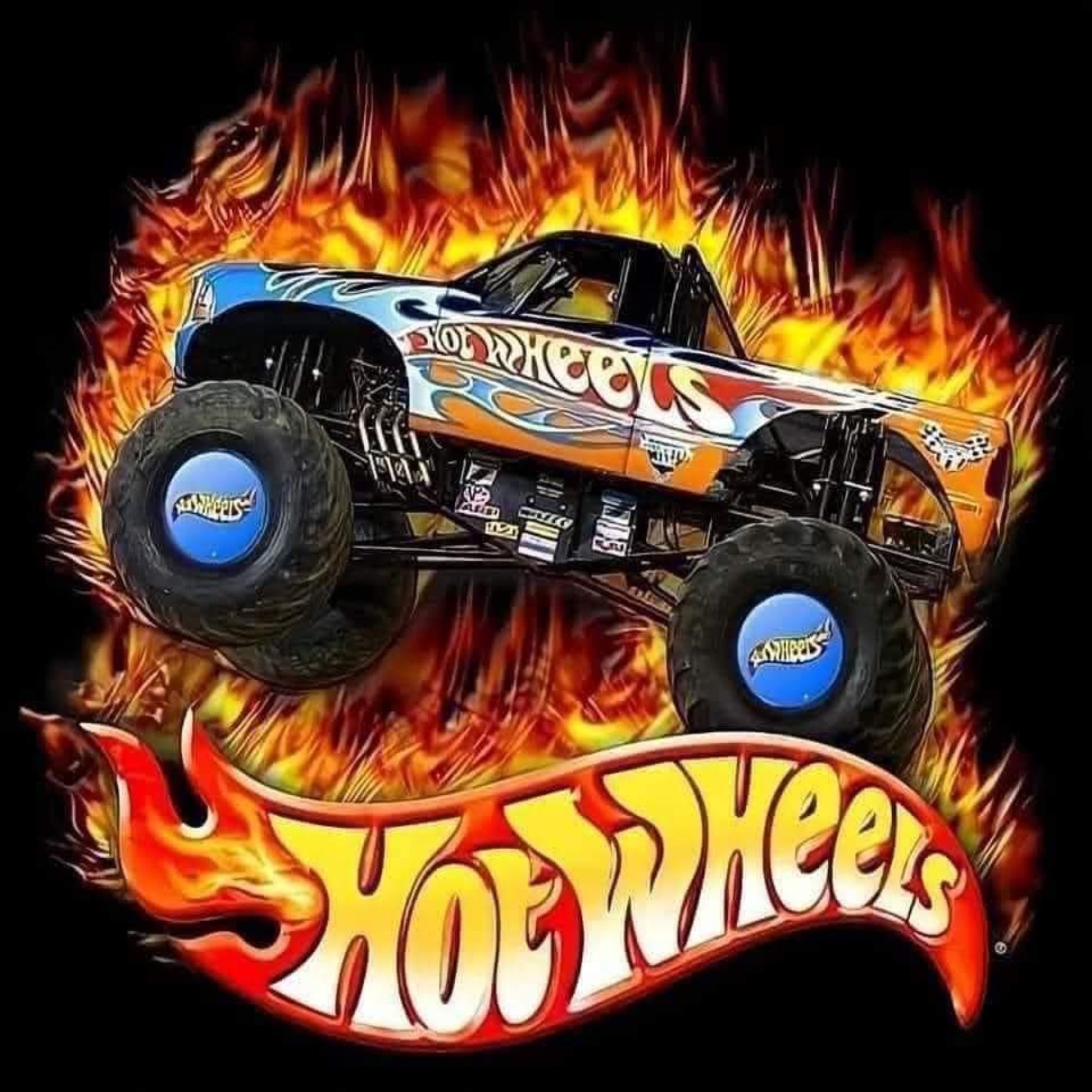 Hot Wheels Monster Truck Kids T-shirt