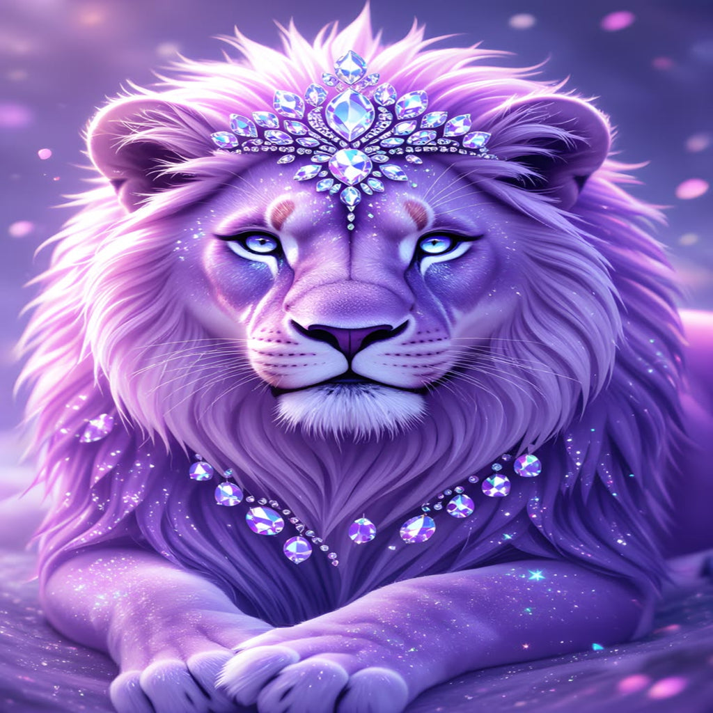 Royal Purple Lion Phone Case