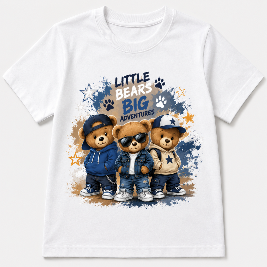 Little Bears Big Adventures Kids T-shirt