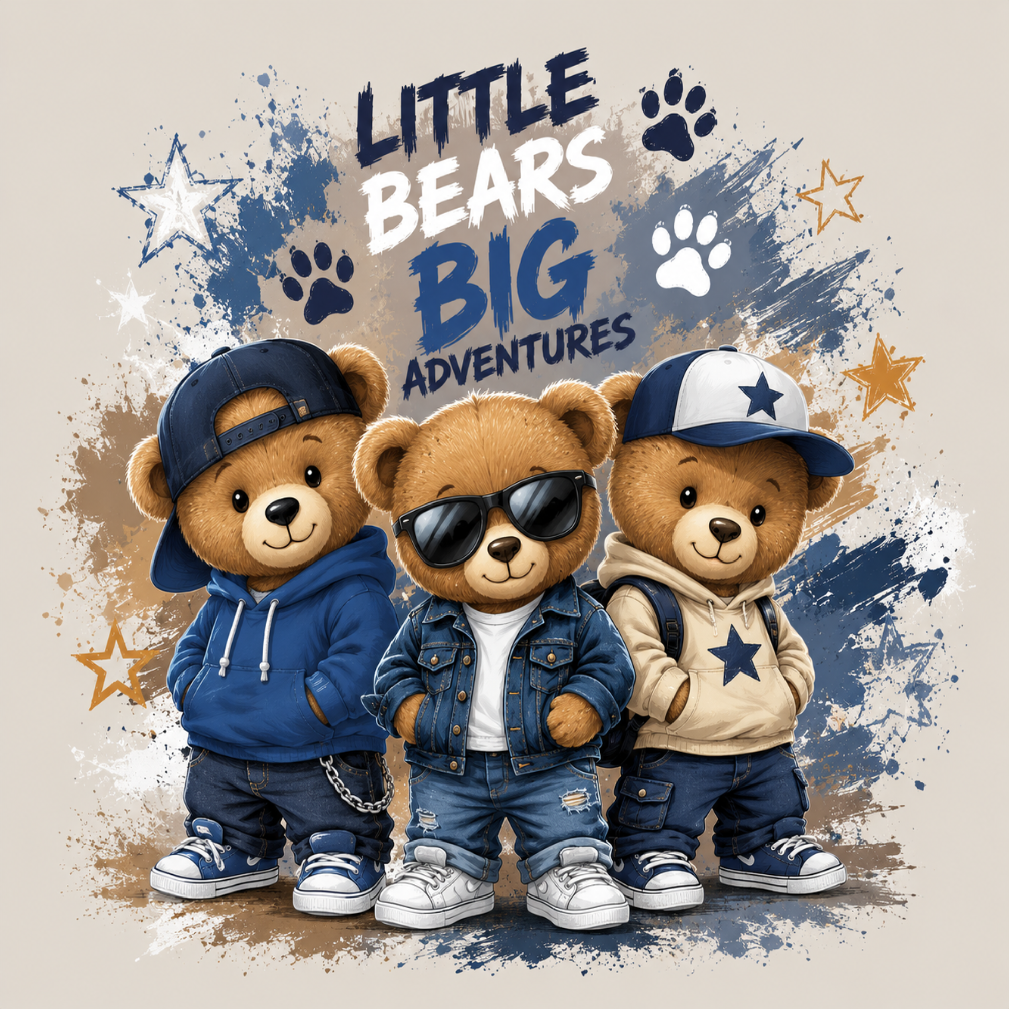 Little Bears Big Adventures Kids T-shirt