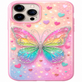 Pastel Rainbow Butterfly Phone Case