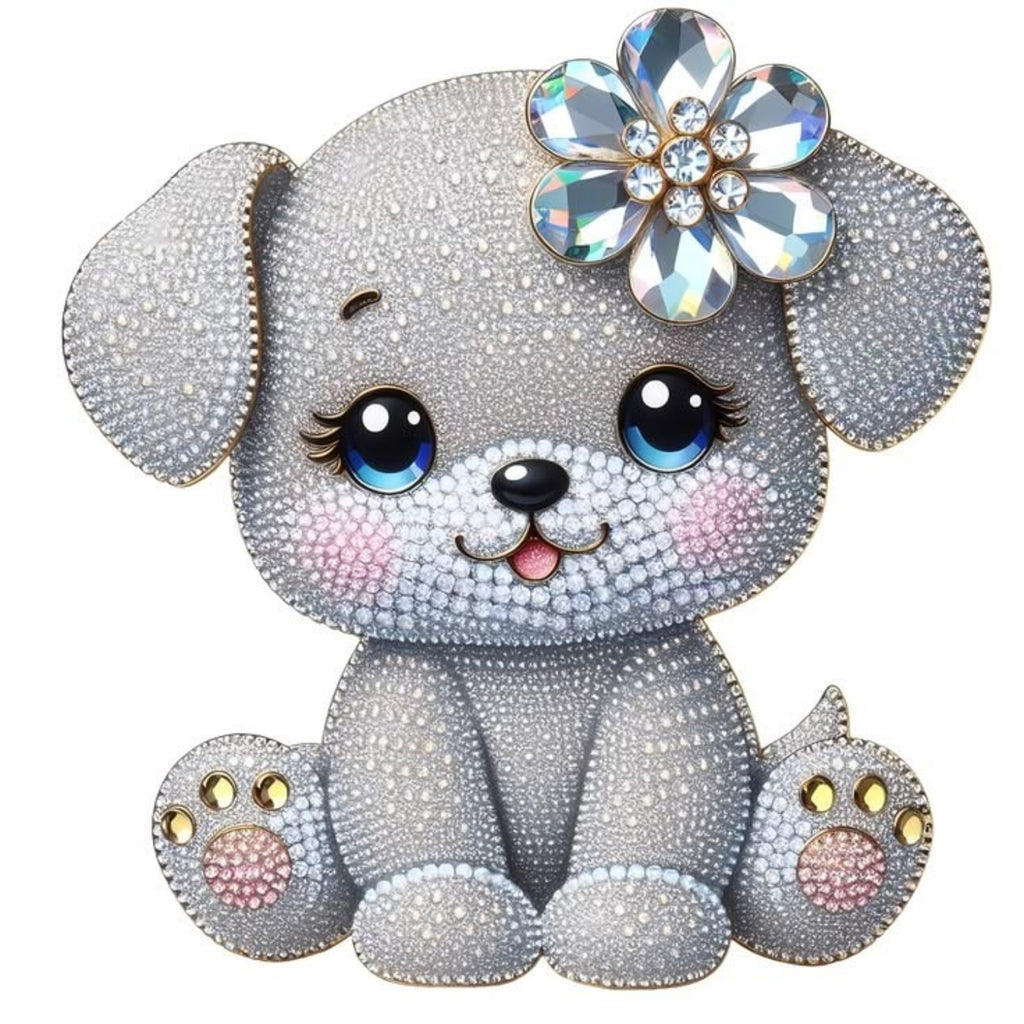 Sparkling Puppy Girls Kids T-shirt