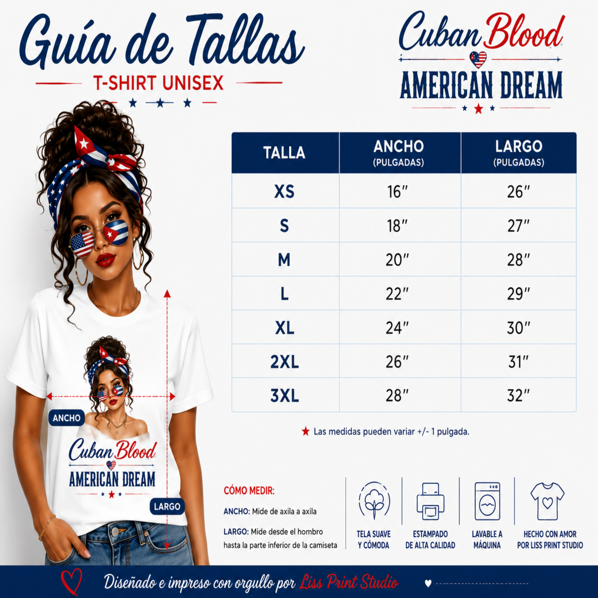 Cuban Blood, American Dream T-Shirt