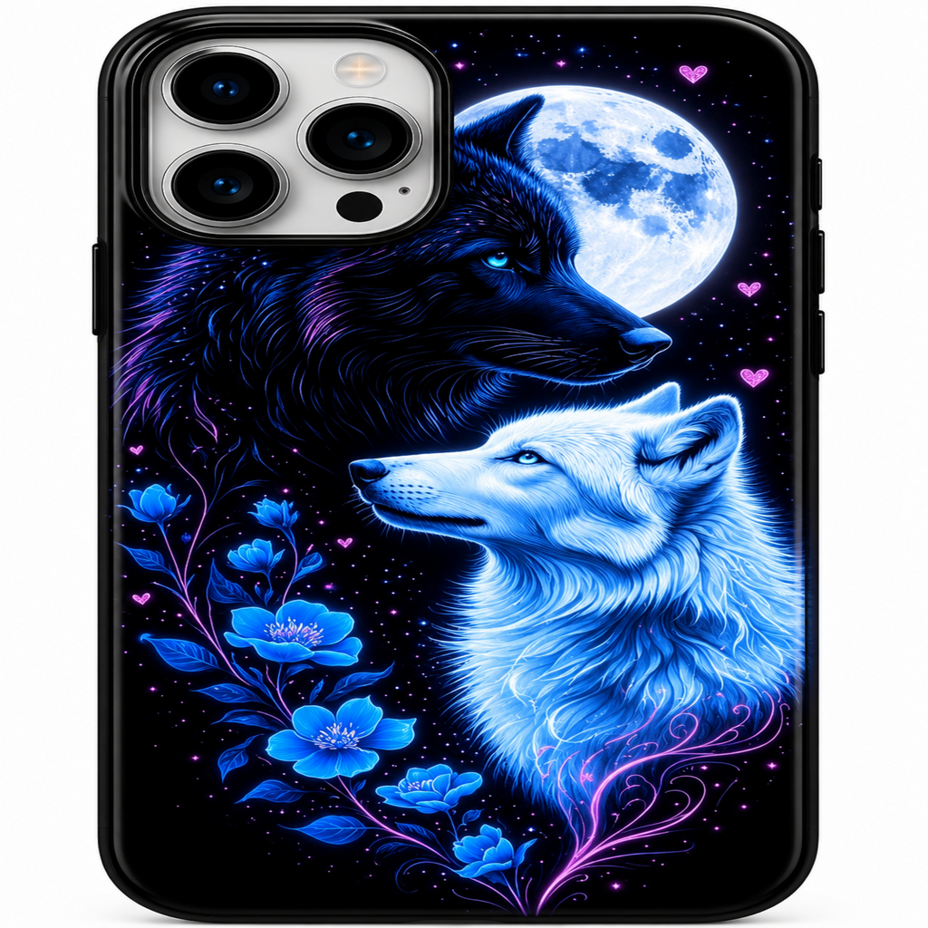 Moonlight Wolves Phone Case