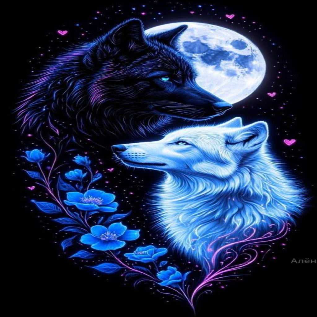 Moonlight Wolves Phone Case